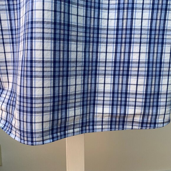 Tommy Hilfiger Men’s 16 1/2 Shirt Slim Fit Checkered Button Down Long Sleeves - Picture 8 of 9